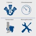 Kompresor za vazduh 100 L 10 bar 3 KS HC550TC Scheppach - Slika 4