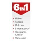 Motorna kosačica 51 cm 4,1 KS MS173-51 Scheppach - Slika 7