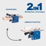 Stacionarno rende blanja 1500 W HMS1080 Scheppach - Slika 2