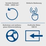 Stona glodalica HF60 Scheppach - Slika 7