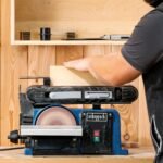 Stona tračna brusilica 150 mm 370 W BTS900 Scheppach - Slika 11