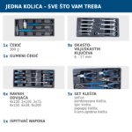 Scheppach TW1100 radionička kolica - set alata od 70 delova - Slika 6